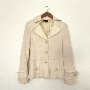 Forever 21 Cream Pea Coat